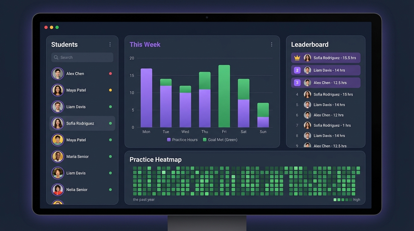 Teacher Dashboard Preview